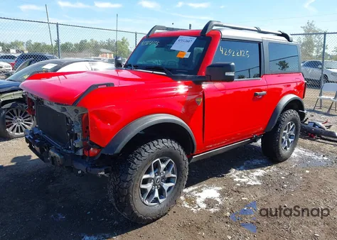 2023 Ford Bronco Badlands из США, поврежденный, VIN 1FMDE5CP8PLB55490